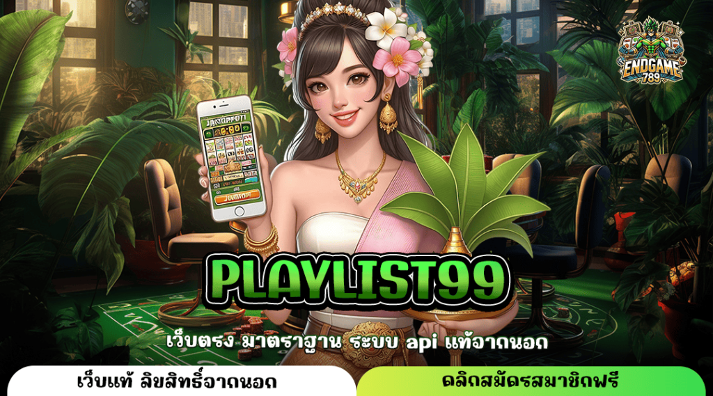 Playlist99 ทางเข้าหลัก เว็บแท้สมัครฟรี รับโปรโมชั่นจัดเต็ม กำไรดี